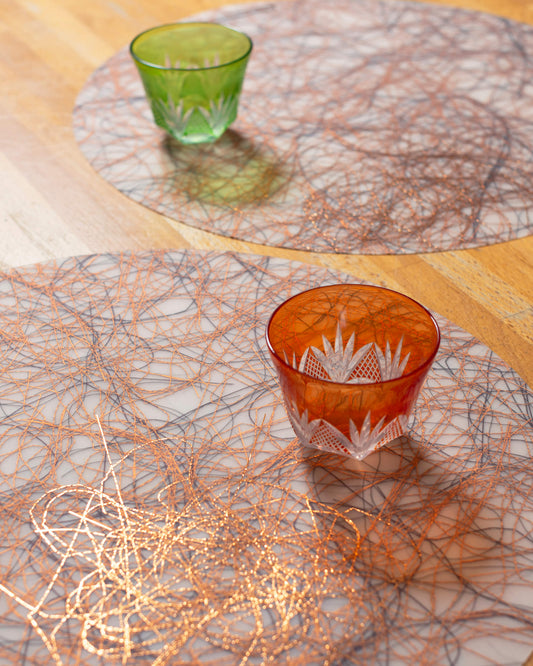 Small Round Mat - bronze