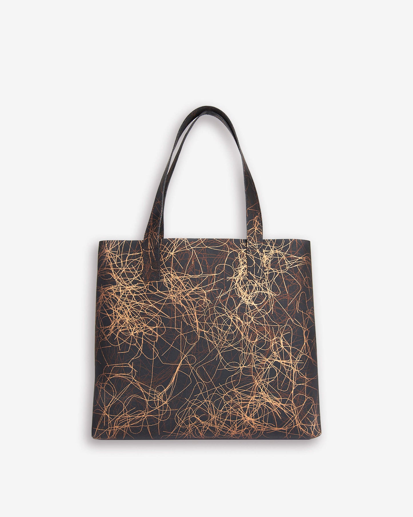 Medium Bag - bronze on black