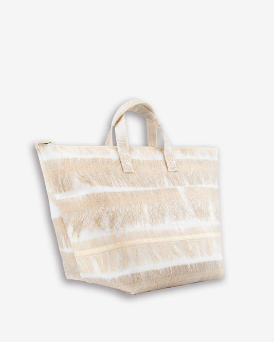 Basket - natural fringes