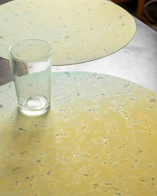 Large Round Mats - lime