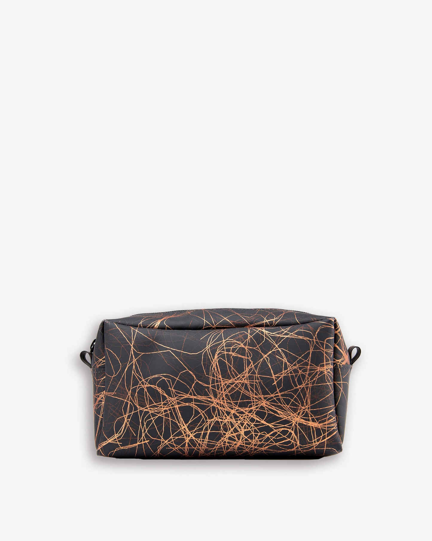 Shaving Bag - bronze on black