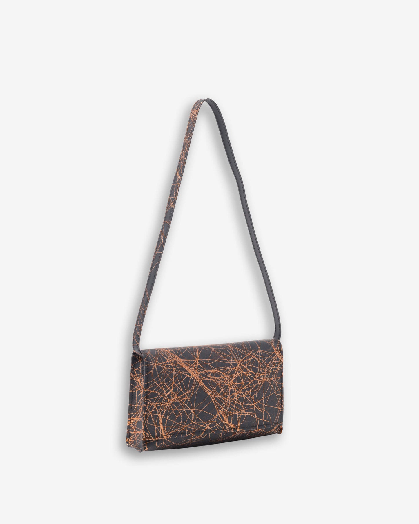 Mini Shoulder Bag - bronze on black