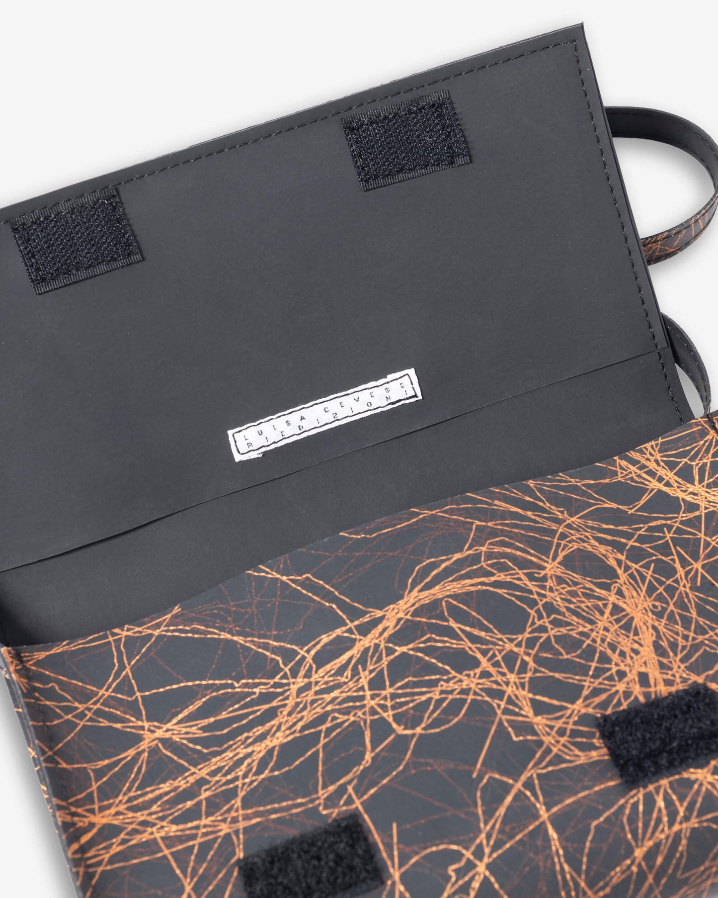 Mini Shoulder Bag - bronze on black