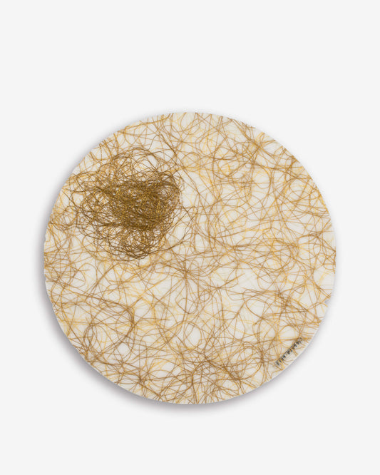 Large Round Mat - gold