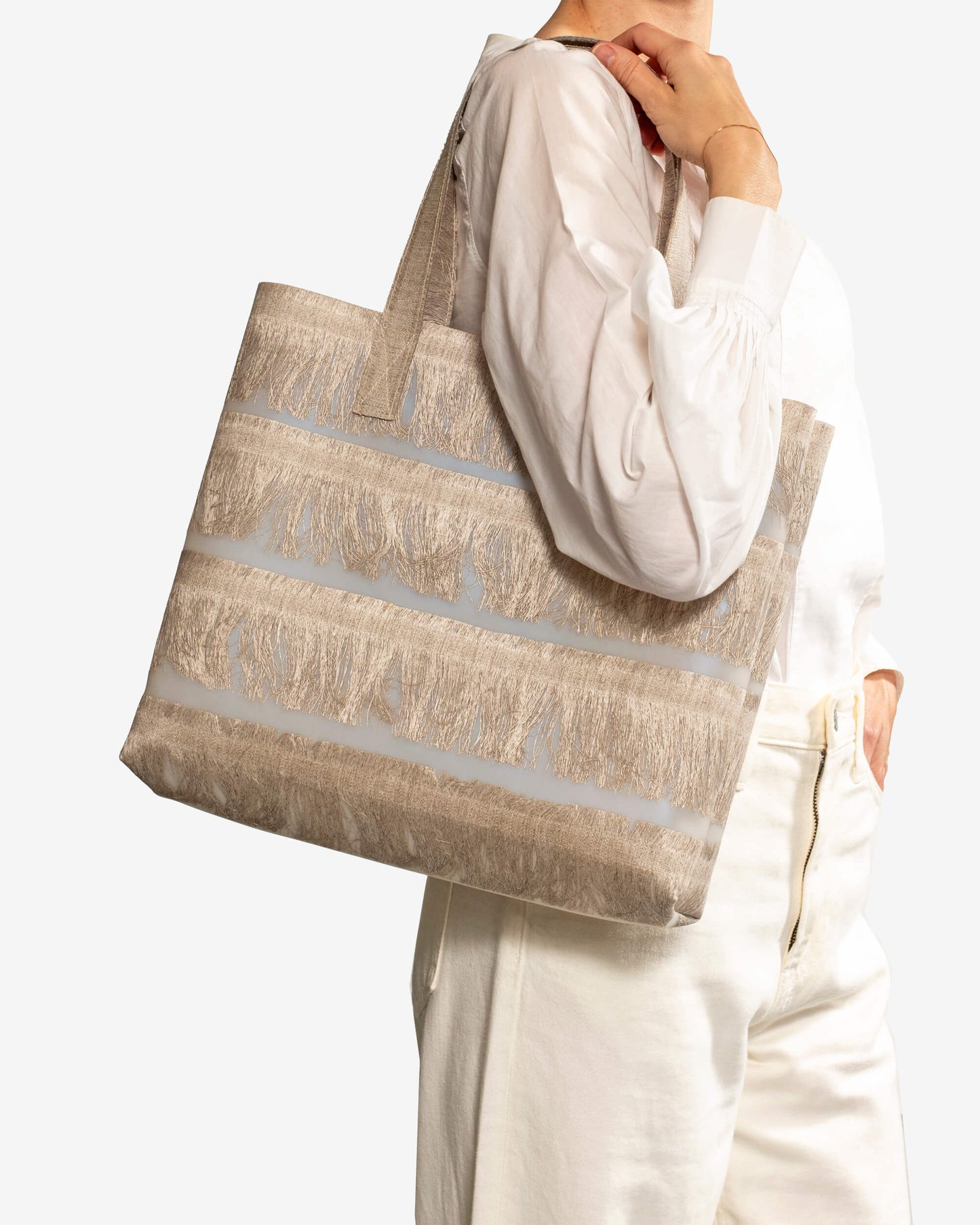 Medium Bag - natural fringes