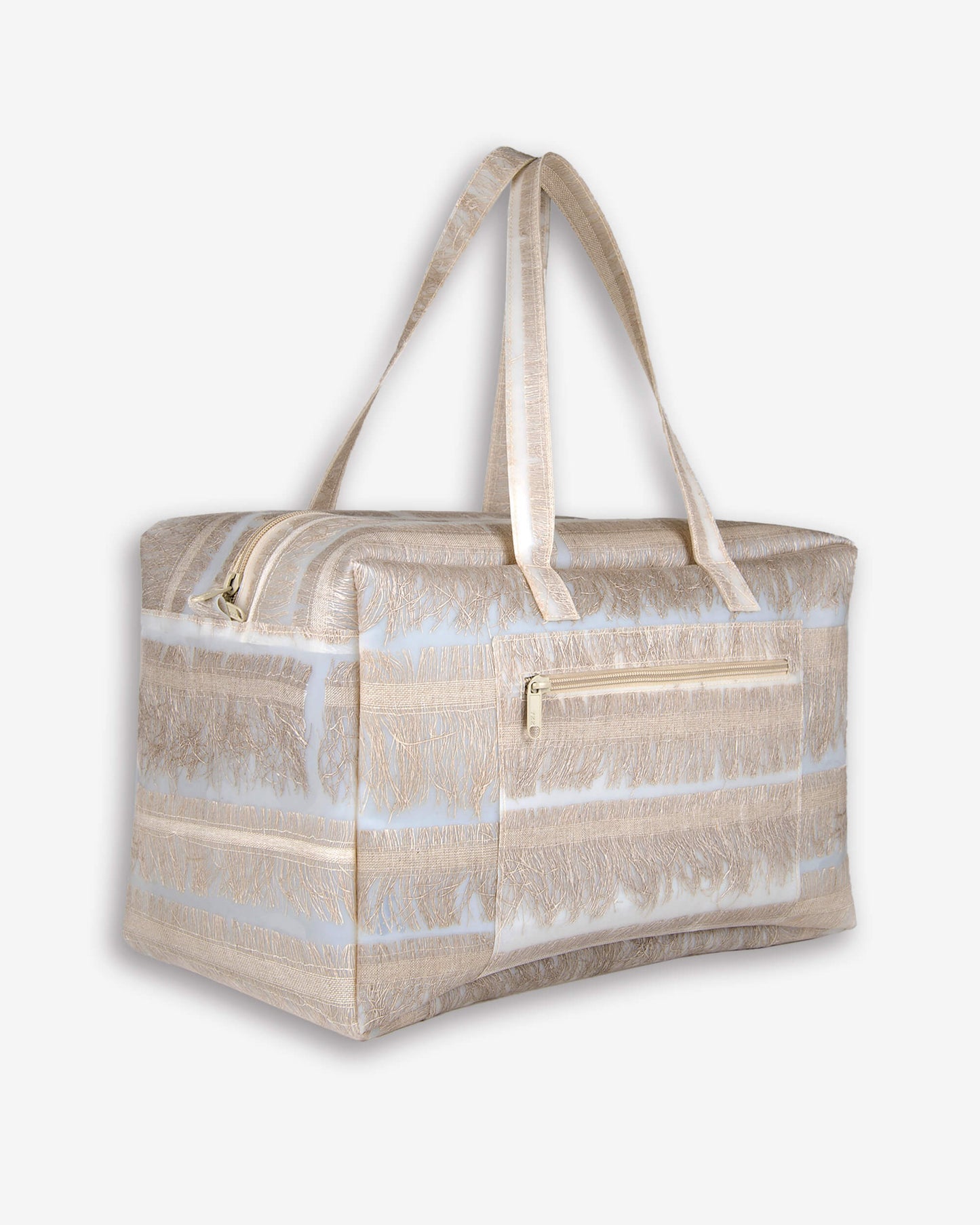 Travel Bag - natural fringes