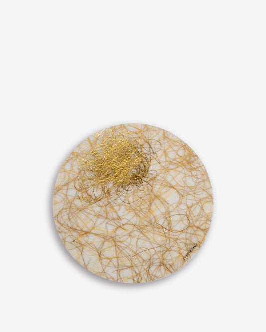 Small Round Mat - gold